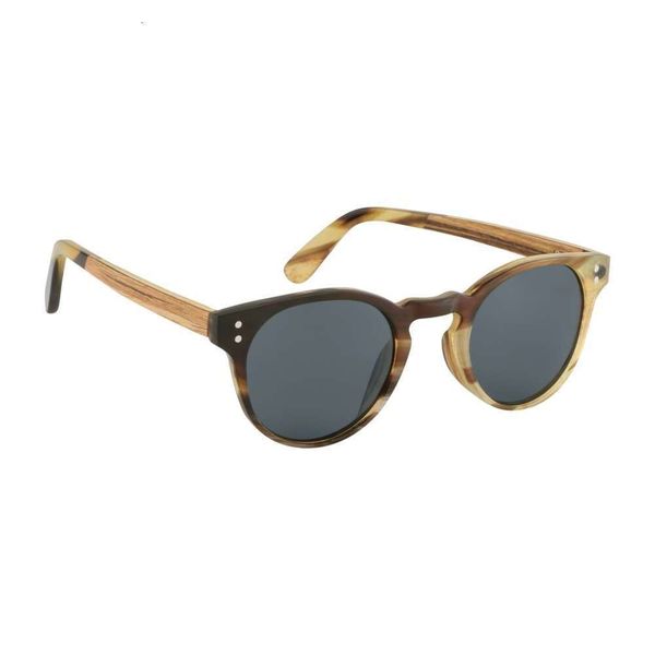 

highend accessories new yak horn with custom polarized lens wooden sunglass, Black