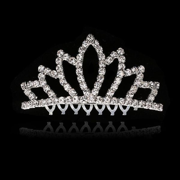 

hair clips & barrettes z 2021 beautiful and trendy bride cute little girl suitable for the crown ornaments is your choice, Golden;silver