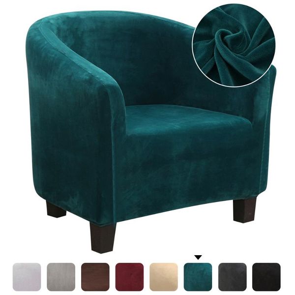 

chair covers spandex elastic sretch coffee tub sofa armchair seat cover protector washable furniture stretch slipcover home decoration