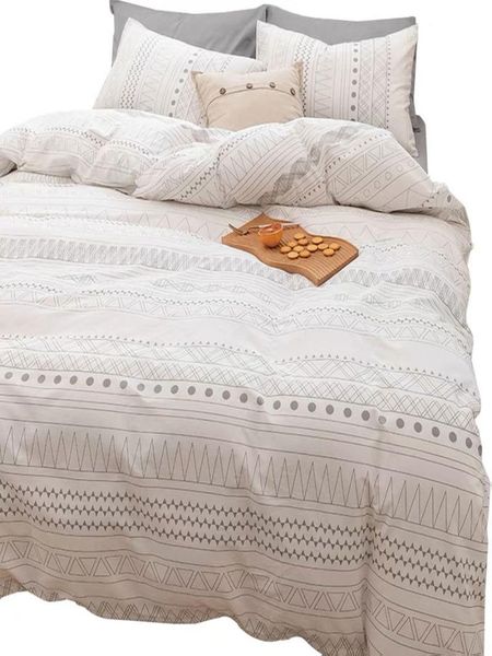 

bedding sets nordic style cotton set of 4,/all seasons