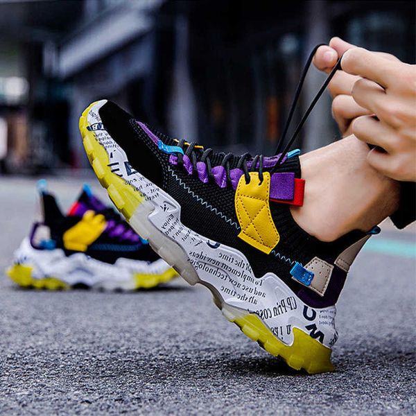 

men sneakers fashion running shoes outdoor sport shoes comfortable casual couples mens shoes sneakers zapatos de mujer 211014, Black;white