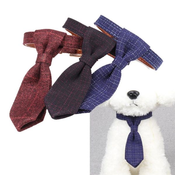 

dog collars & leashes bow tie collar striped bowtie pet adjustable neck necktie party wedding