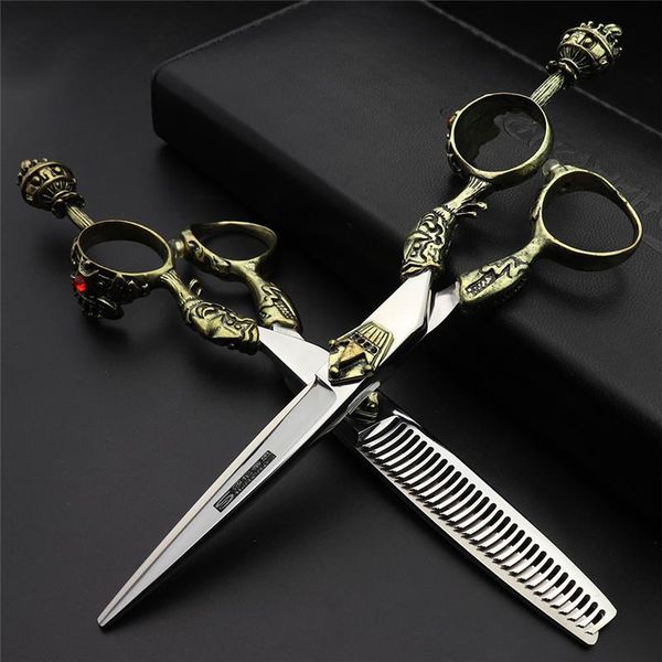 

inch japanese 440c professional hair salon scissors barber set thinning haircut precision