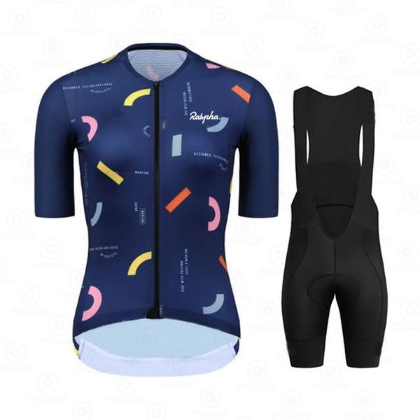 

racing sets ralvpha 2021 women's cycling clothing summer mountain bike pro team bicycle clothes anti-uv, Black;blue
