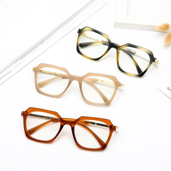 

sunglasses anti-blue glasses myopia female anti-radiation eye frame male goggles flat mirror, White;black