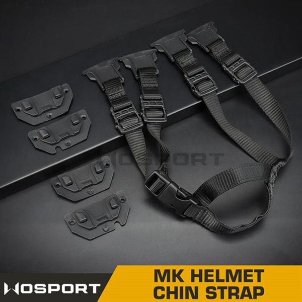 

wosport light fast tactical helmet belt durable props with nylon material waist support, Black;gray