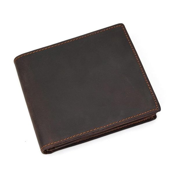 

wallets genuine leather men's retro handmade lettering wallet for men durable real portfel male cartera hombre purse, Red;black