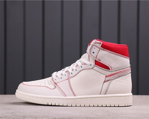 

basketball shoes jumpman 1 high og phantom shoes outdoor snkrs sports with box