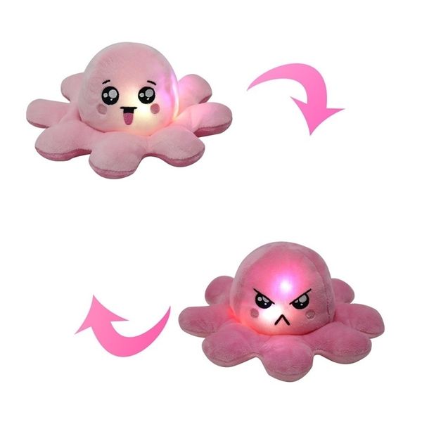 

flip over doll led with light ocs small double side flip doll new year ocs plush toy