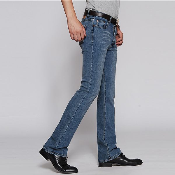 

men men's korean denim micro pants blue jeans biker more sizes 27-36