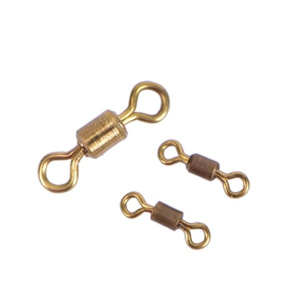 

fishing hooks 50pcs connectors hook lure link bearing swivel solid rings connector