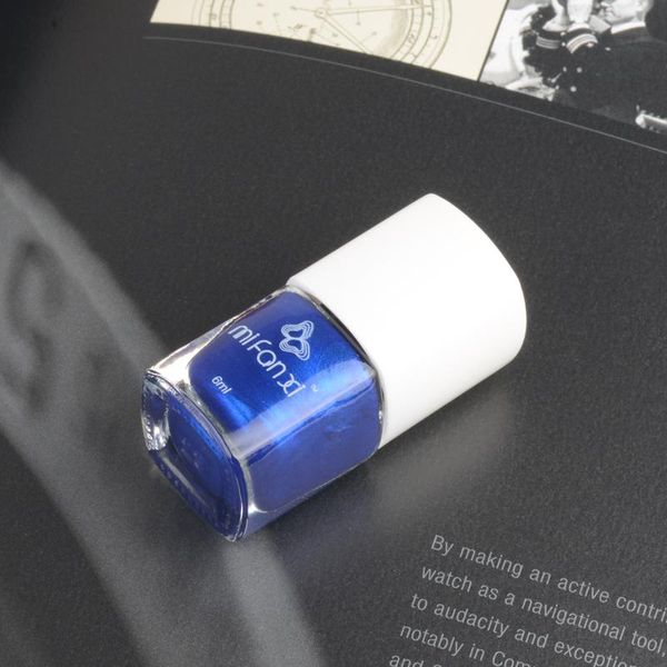 

nail polish mifanxi stamp 1 bottle blue & stamping art gel nails varnish