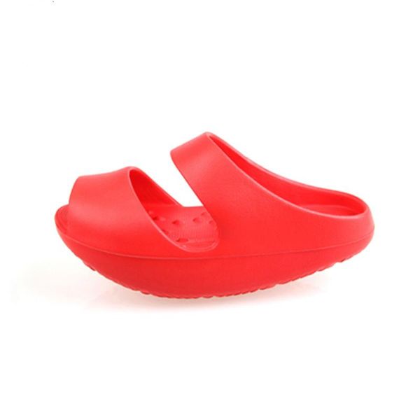 

women summer slides shaking shoes homme female jelly walking japanese thick sole slimming lose weight sandals, Black