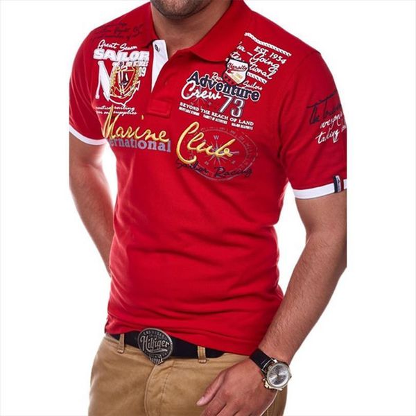

short sleeve shirts casual slim mens polos fit turn down collar letter print personality sleeved shirt, White;black