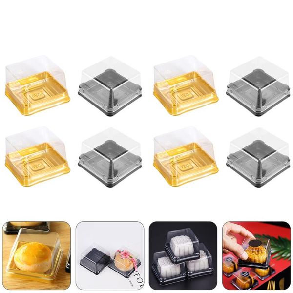 

pcs crafted pastry boxes portable multipurpose packing (golden black) gift wrap
