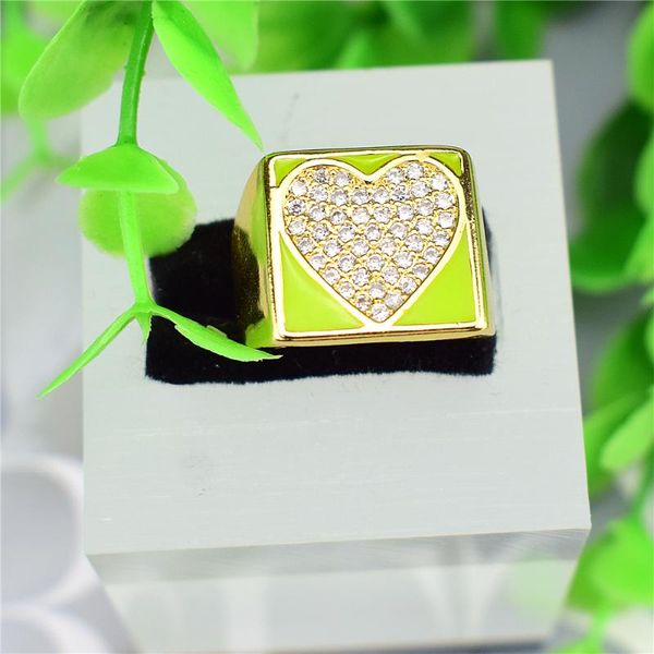 

cluster rings 2021 drop wax love ring european and american crossborder adjustable factory direct sales, Golden;silver