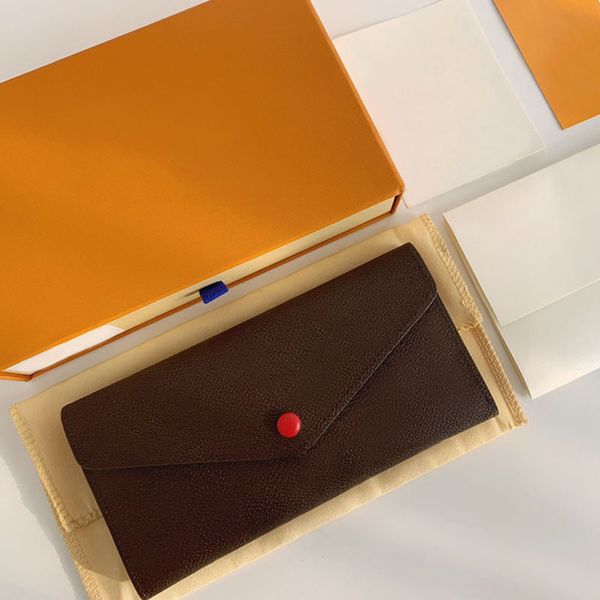 

women classic envelope-style long wallet purse credit card stylish way to carry around money, cards and coins holder business, Red;black