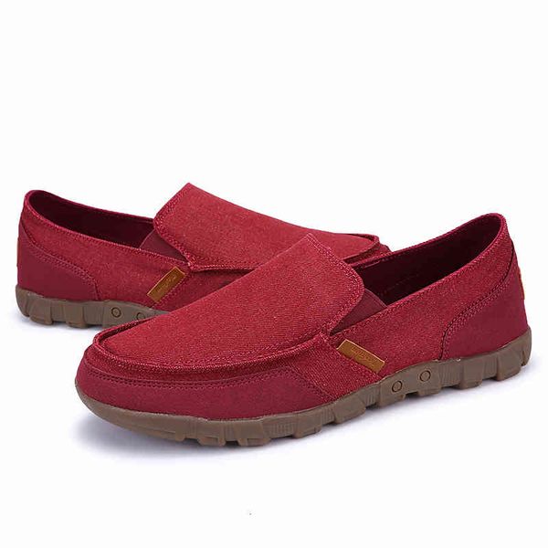 

shoe size 38-48 canvas of casual men, apricot shoes summer sneakers brand luxury sliding into breathable male moccasins 789 mkch, Black