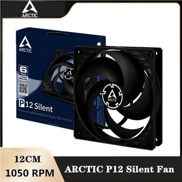 

fans & coolings arctic p12 silent fan /12cm pc cooling fan, 1050rpm fdb mute 120mm case cpu cooler radiator