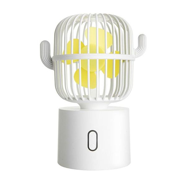 

electric fans portable cactus mini fan usb shaking head handheld desk