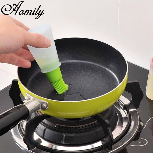 

baking & pastry tools aomily durable oil brush for barbecue silicone basting cooking bbq easy to clean kitchen bakeware butter