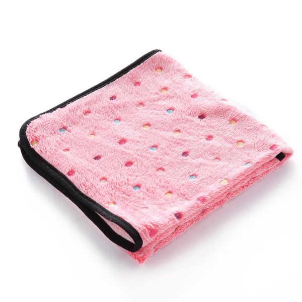 

dog apparel mat blanket coral fluff pet fluffy footprints cat