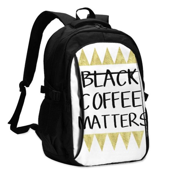 

backpack coffee backpacks large streetwear charging usb outdoor youth bags