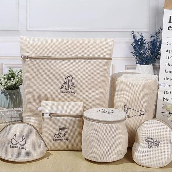 

laundry bags washing bag clothes machine for bathroom tools mesh pouch net basket protect women bra lingerie sock
