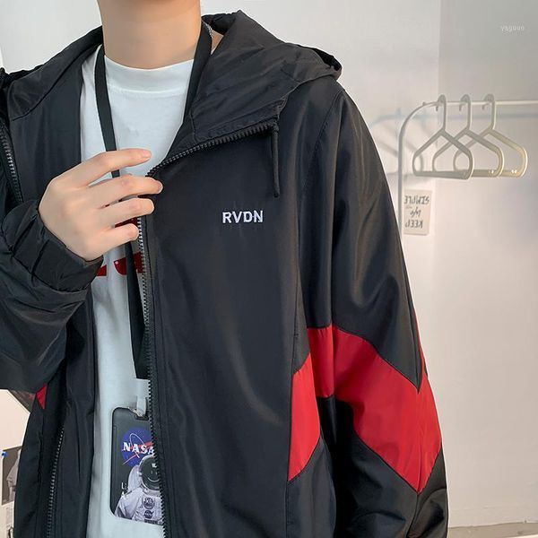 

autumn jackets zipper hoodies windbreaker casual men clothing hooded tracksuit streetwear bomber thin coat slim fit men's, Black;brown