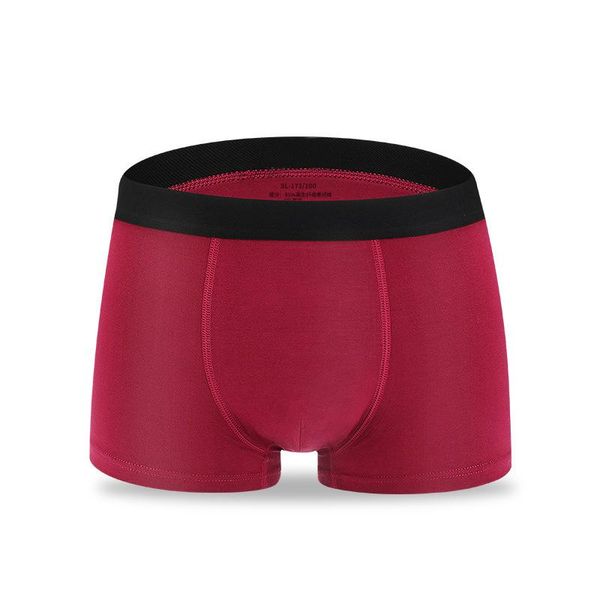 

underpants male panties modal men's underwear boxers breathable man boxer shorts comfortable soft trunks, Black;white