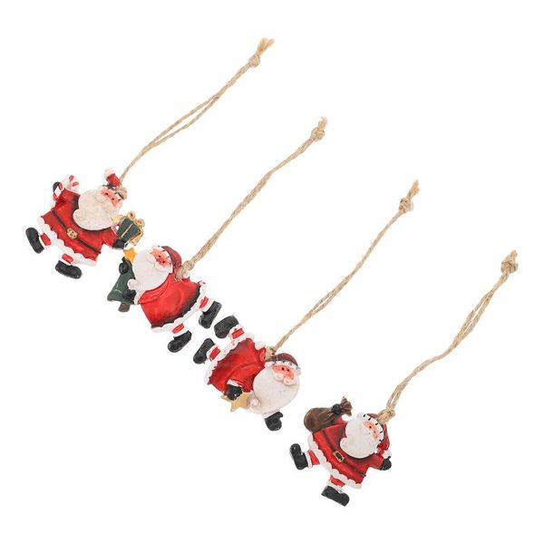 

christmas decorations 4pcs tree decors hanging decorative pendants (assorted color)