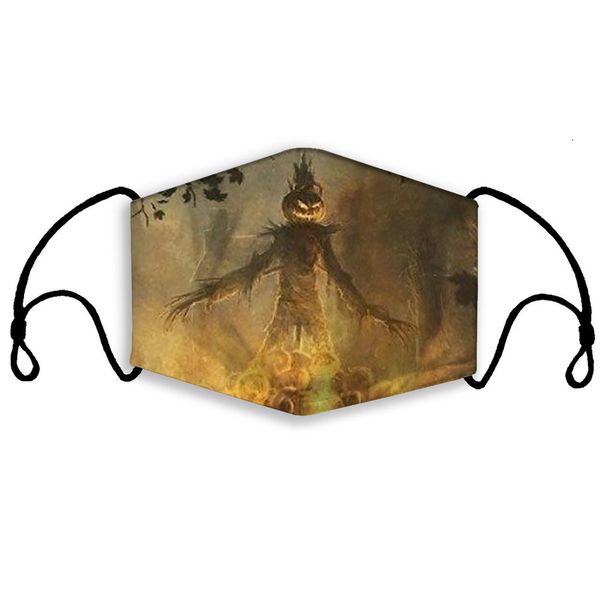

printing halloween 3d 2021 dustproof and breathable children's mask with filter