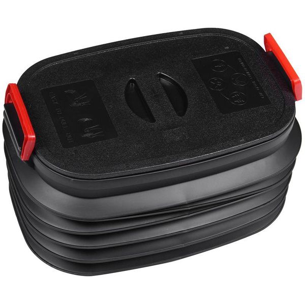 

buckets folding water bucket with lid retractable car trash can camping accessories outdoor fishing multifunctional portable
