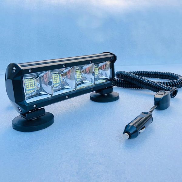 

other lighting system 192w flood led headlight portable magnet holder base car roof spotlight magnetic work light tool lamp camp repair fish