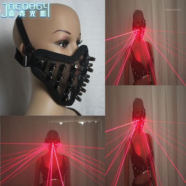 

party decoration laser mask 2021 night stage performance light halloween christmas fluorescent led props1