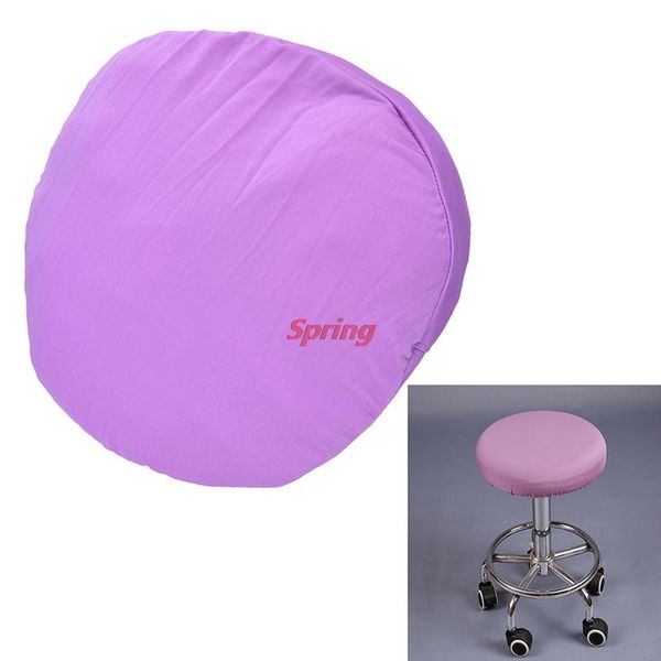 

round chair cover bar stool elastic seat home slipcover floral printed covers