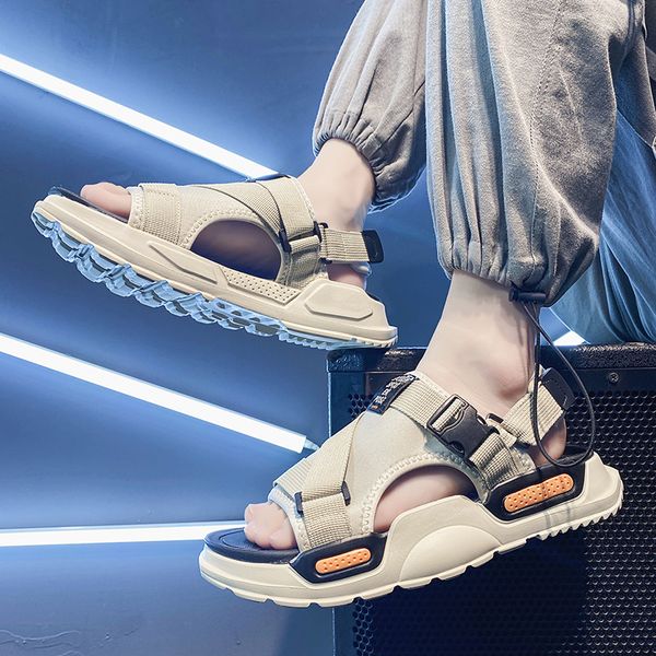 

2021 new summer mens badslippers light non-slip youth simple men sandals fashion beach slipper resistant easy to clean, Black