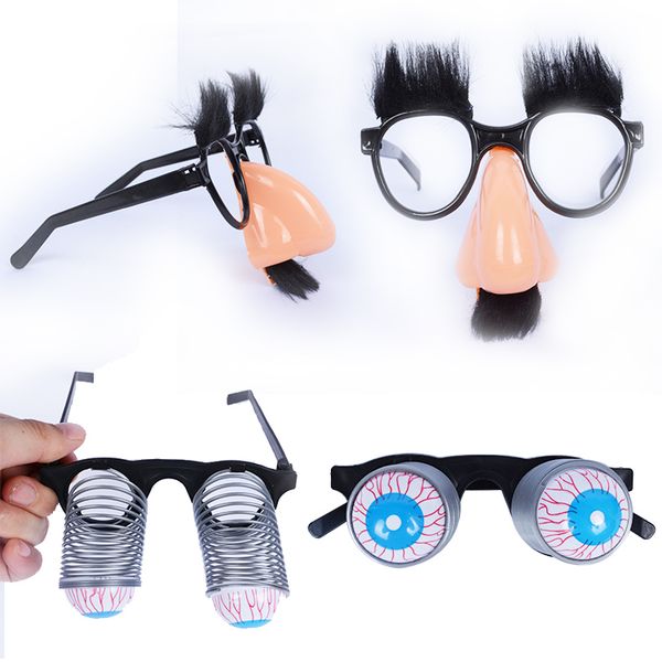 

factory outlet party decoration halloween children's big nose glasses beard spring toy props funny horror tricke
