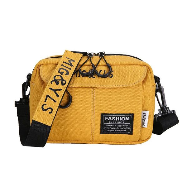 

shoulder bags bag handbags 2021 korean version of the wild messenger fashion western girl canvas small purse sac