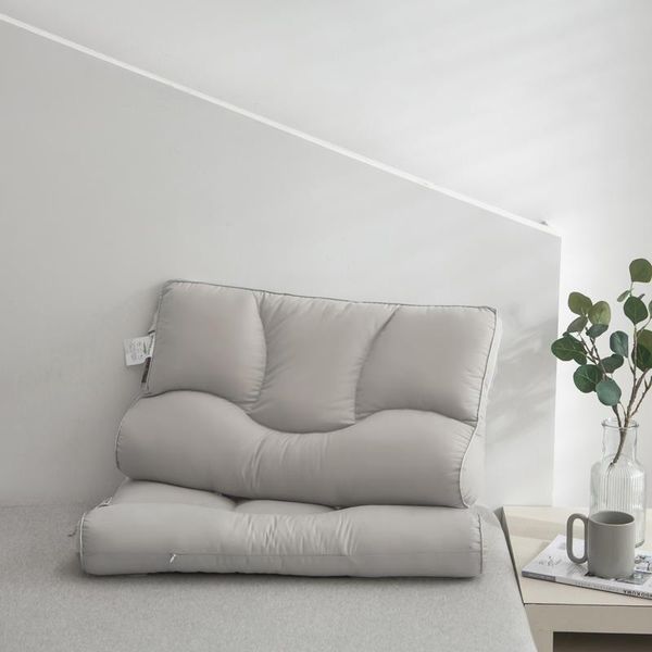

pillow 100%cotton cover and soft cotton filled neck pillows, standard size 2pcs 48x74cm premium bed support for comfortable sleep
