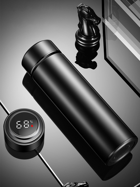 

water bottles temperature display smart 304 stainless steel vacuum cup with business gift car insulation