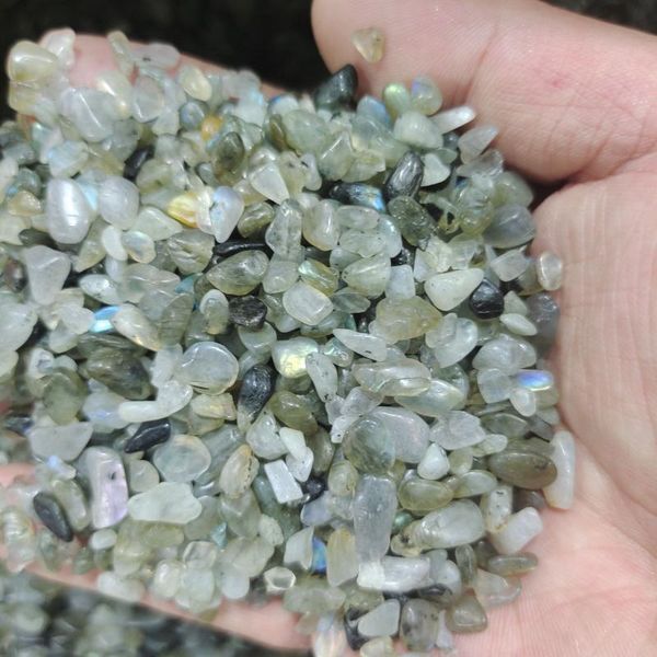 

natural energy reiki pull feldspar crystal crushed stone fish tank aquarium garden healing decoration decorative objects & figurines