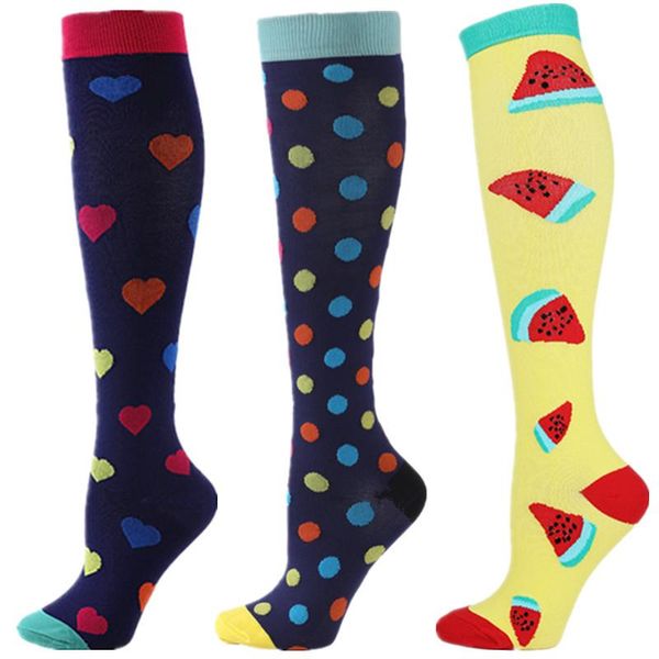 

men's socks size s-xxl running men women compression fit , edema,diabetes,varicose veins,circulation,calf stockings, Black