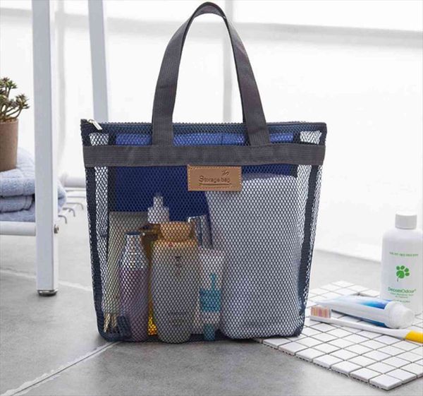 

fashion women mesh zipper cosmetic bags makeup travel organizer portable toiletry kit beautician neceser