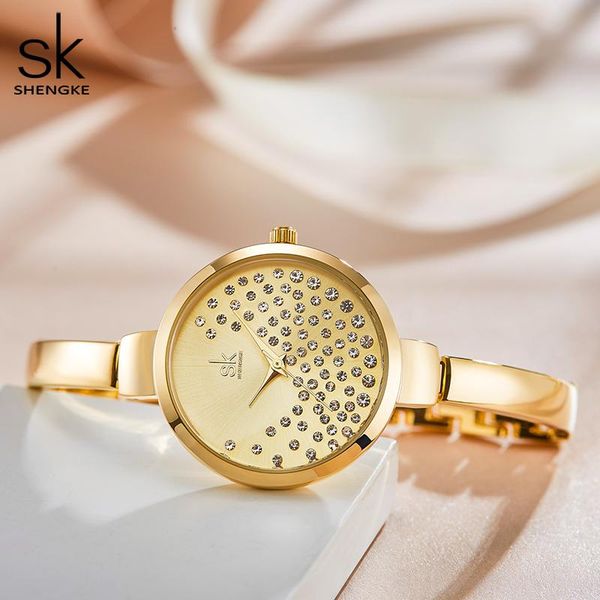 

women watches diamond quartz wristwatch steel simple elegant ladies female clock wrist watch gifts for woman wristwatches, Slivery;brown
