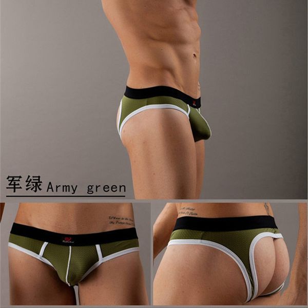 

wj net will 1001sh mesh back empty briefs men's underwear fashion, Black;white