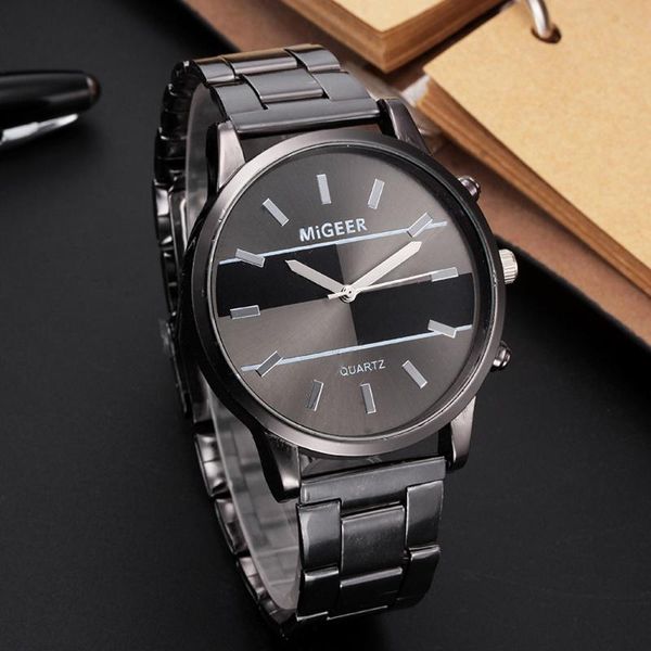 

wristwatches fashion man design stainless steel analog alloy quartz wrist watch casual silver gold watches 2021, Slivery;brown