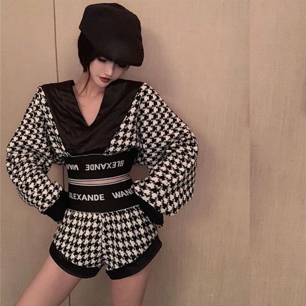 

ay1055 spring summer autumn fashion womens pants casual 2pieces set suit plus big size ol two piece, White