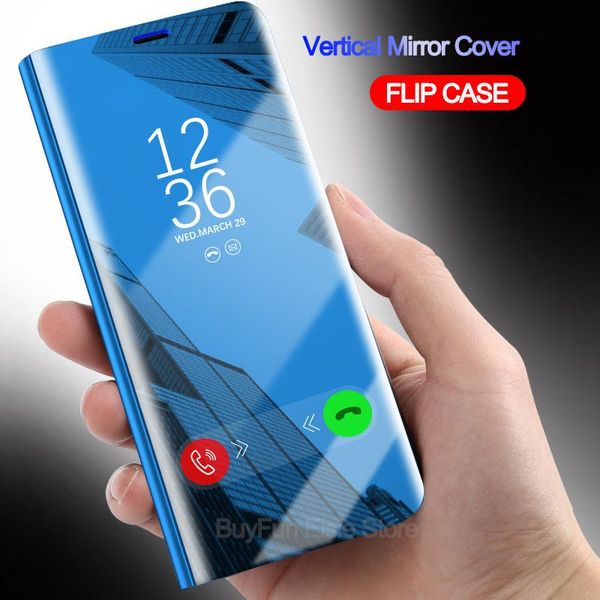 

smart mirror flip case on for sony xz5 xz4 xz3 xz xperi 1 5 cases oppo a9 a5 a3 2021 realme pro coque cover cell phone