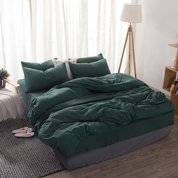 

bedding sets 3/4pcs nordic style comfortable printing family set duvet cover flat sheet pillowcases drop